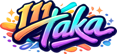 111taka উষ্ণ বাদামি লোগো